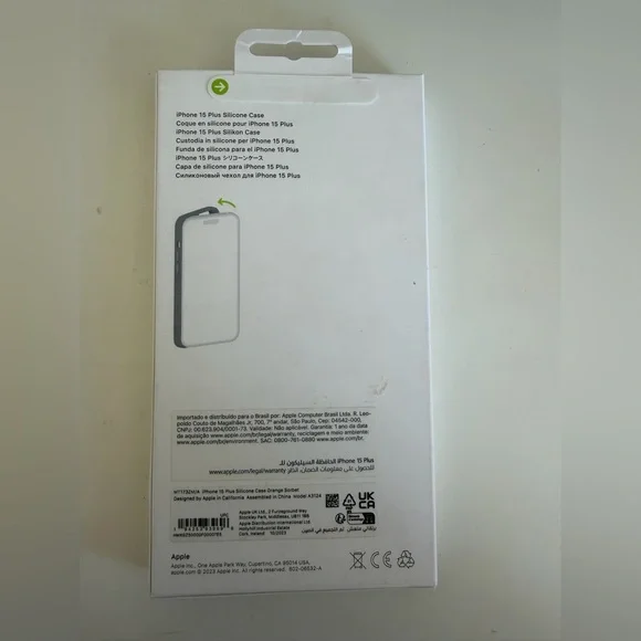📱 Apple iPhone 15 Plus Silicone Case – Orange Sorbet (Brand New in Box) - Picture 2 of 2